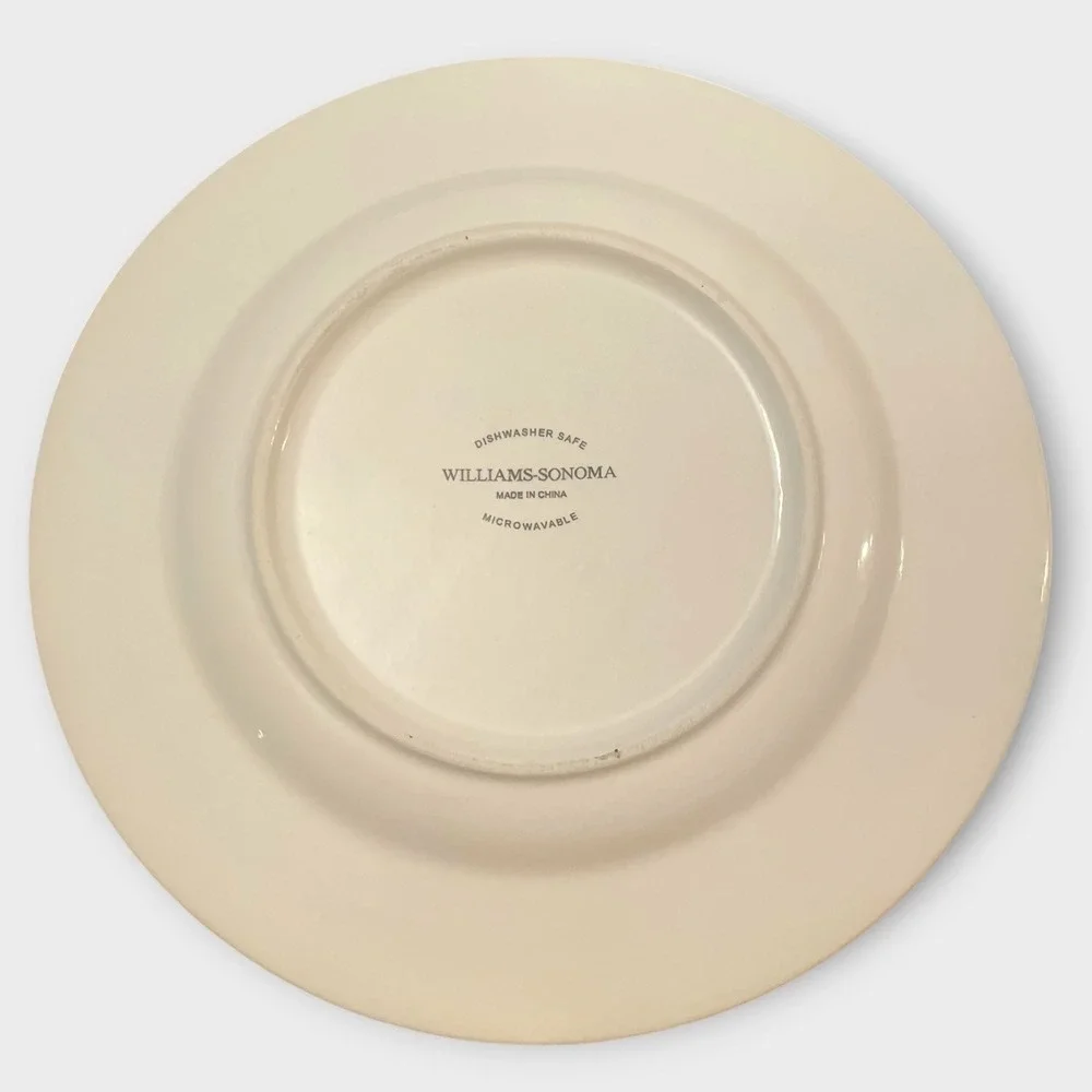 Williams Sonoma Jonathan's Marmalade Plates Set of 2 Dessert Salad Appetizer Red
